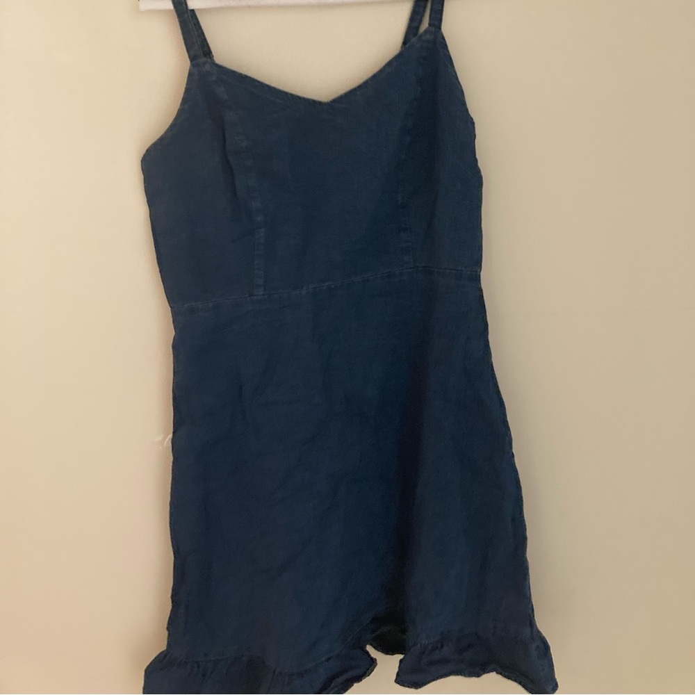 Cute casual denim blue dress size medium